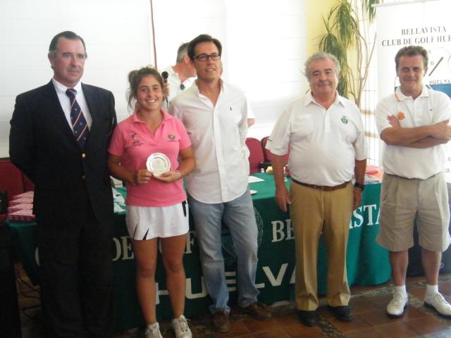 Ana Peláez, vencedora categoría Infantil Femenino